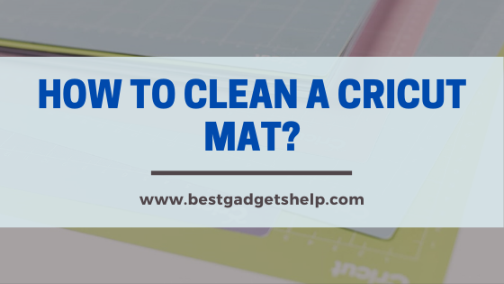 how to clean a cricut mat