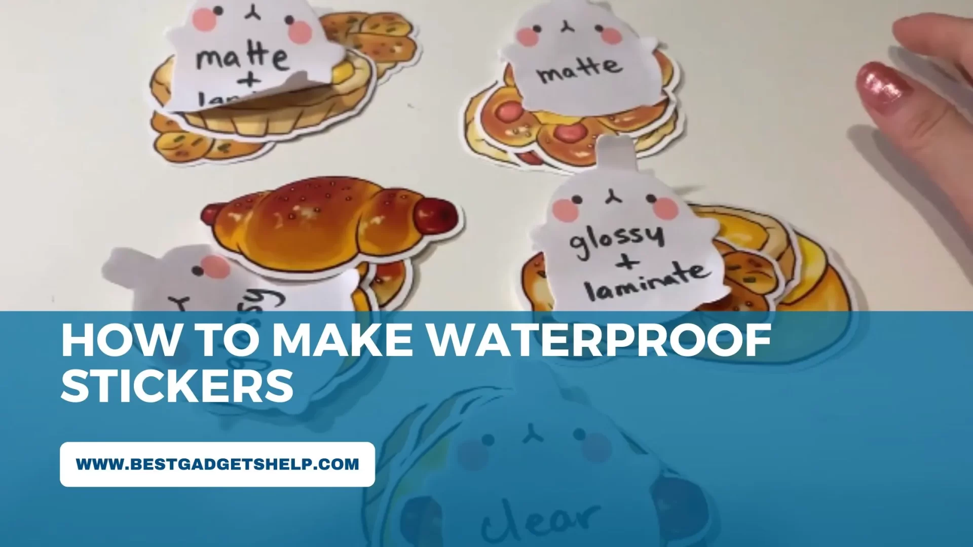 how to make waterproof stickers