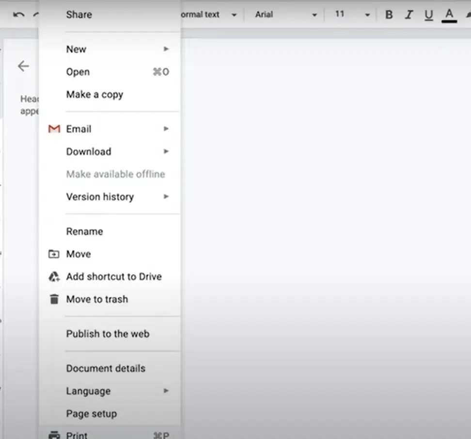 how to print double sided on google docs