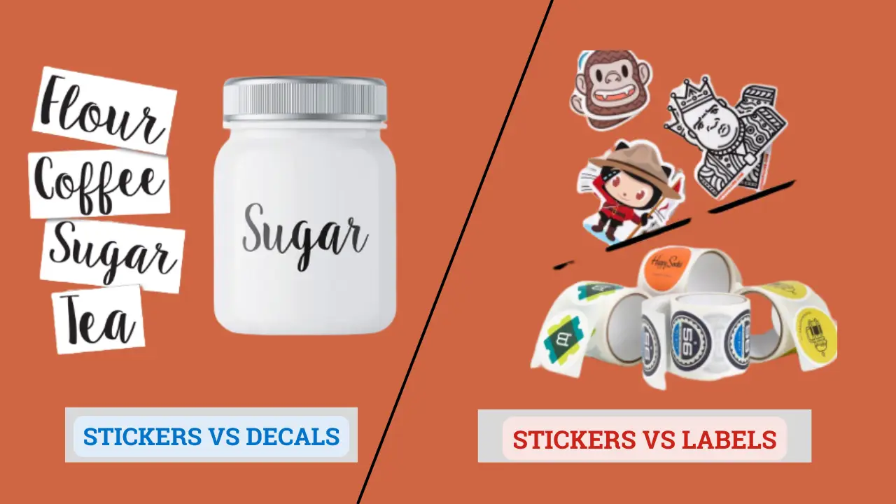 stickers vs decals