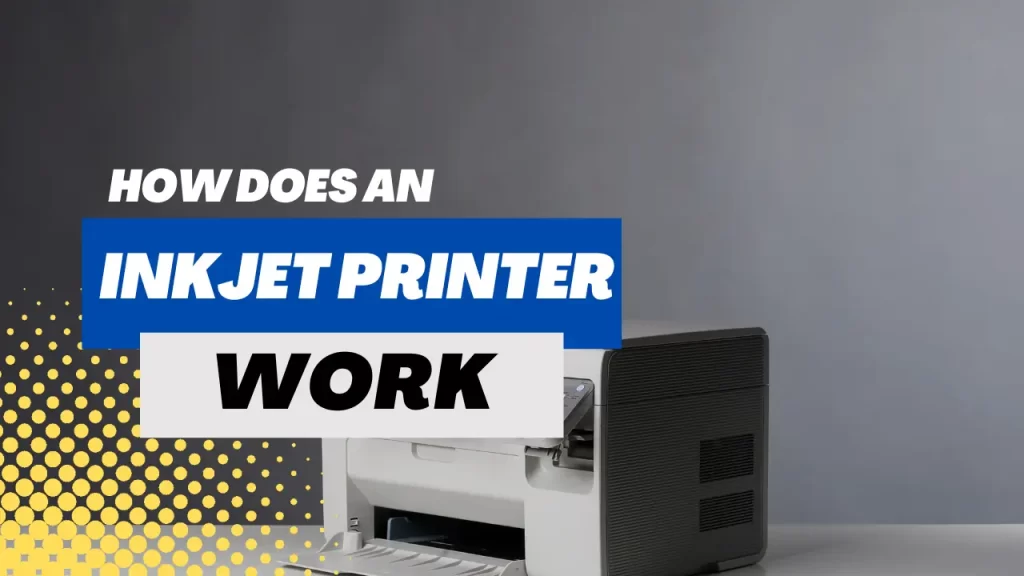 how does an inkjet printer work