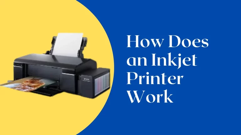 how does an inkjet printer work