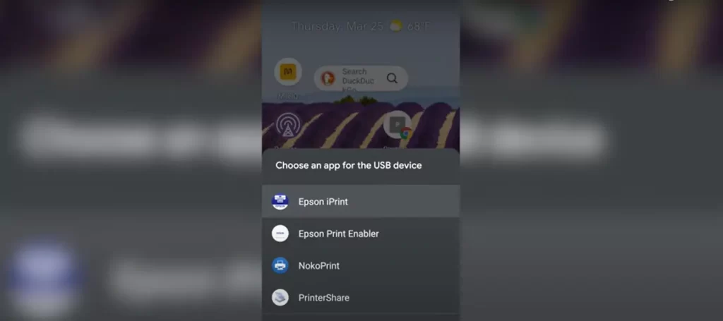 connect phone with epson printer